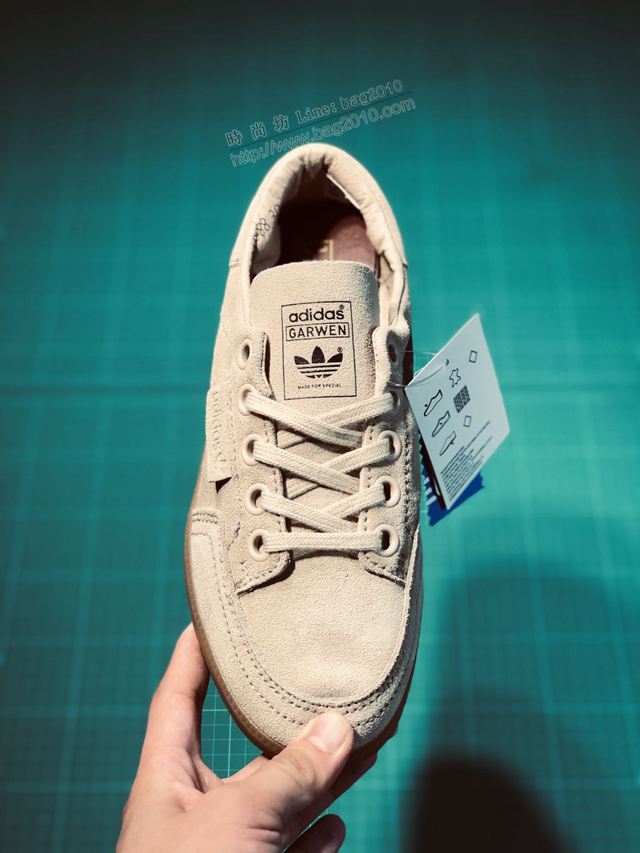 Adidas鞋 B41825 頭層皮 2019新款 阿迪達斯復古聯名款 Adidas低幫鞋 男女同款  hdx13314